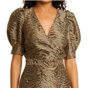 Ted Baker Marrggo Puff Sleeve Wrap Top